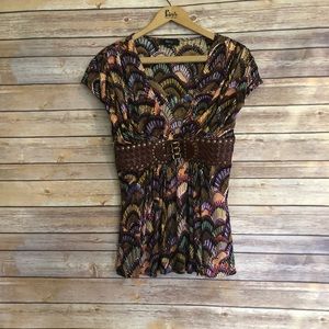 Sky short Sleeve Blouse